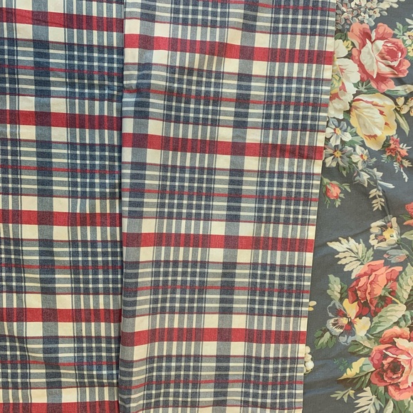 Vintage Ralph Lauren Kimberly Reversible Plaid Queen Duvet Cover SEE DESCRIPTION - Picture 4 of 7